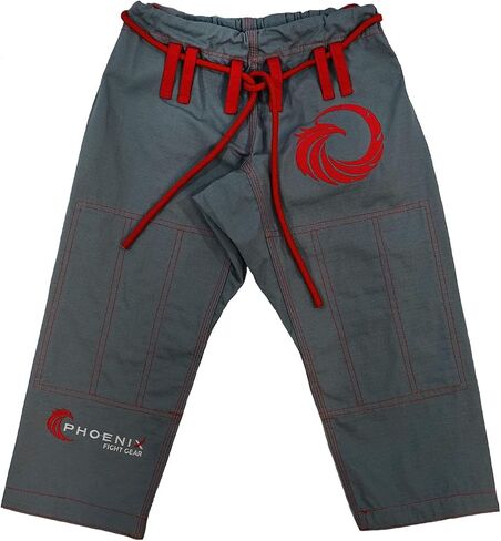 Phoenix Fight Gear Kids Talon BJJ Gi، Jiu Jitsu Gi للأطفال، منكمش مسبقًا، كيمونو تصارع، 100% قطن in Kuwait