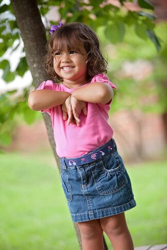 Myself Belts Girls' Easy One Handed Polka Dot (Toddler/Little Kids) in Saudi Arabia