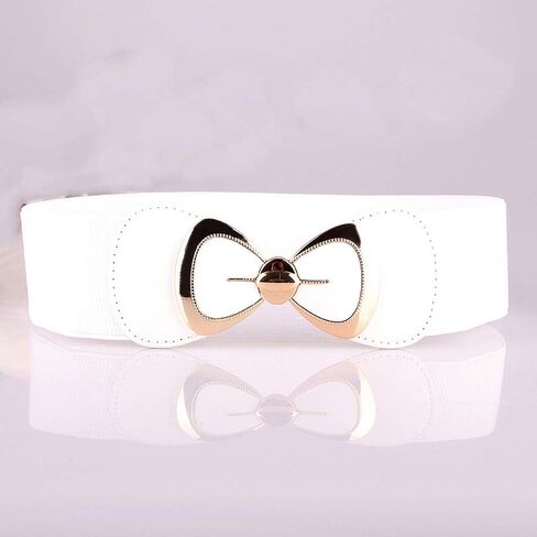 أحزمة خصر بعقدة على شكل فيونكة مرنة واسعة لفستان مشد للنساء والفتيات in Kuwait