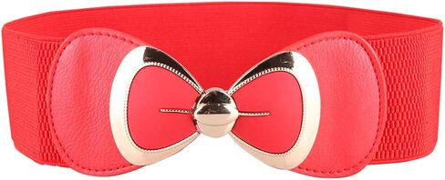 أحزمة خصر بعقدة على شكل فيونكة مرنة واسعة لفستان مشد للنساء والفتيات in Kuwait