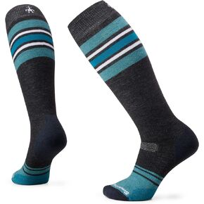 Smartwool Women's Snowboard Full Cushion Merino Wool Over the Calf Tube Stripe Socks