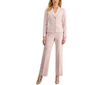 Le Suit Women's Notch Collar 2 Btn JKT & Audrey Side Zip Pant