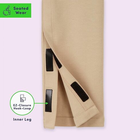 French Toast Girls' Adaptive Seated Skinny Fit Stretch Ponte Pant with Thigh Pocket in Saudi Arabia