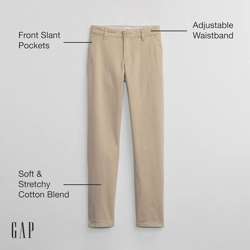 GAP Girls' Uniform Khaki Chino Pants in Saudi Arabia