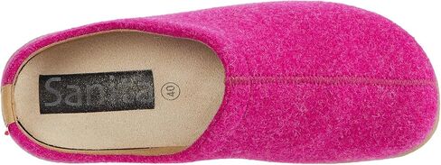 Sanita Lodge Slide Slipper Clogs for Men & Women - Removable Footbed, Made of Natural Wool Slip On Mules - Charcoal in Kuwait
