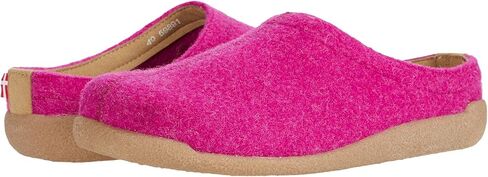 Sanita Lodge Slide Slipper Clogs for Men & Women - Removable Footbed, Made of Natural Wool Slip On Mules - Charcoal in Kuwait
