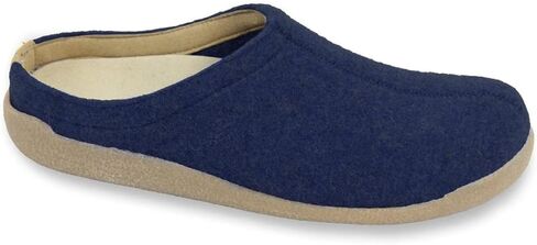 Sanita Lodge Slide Slipper Clogs for Men & Women - Removable Footbed, Made of Natural Wool Slip On Mules - Charcoal in Kuwait