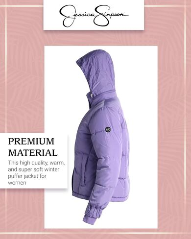 Jessica Simpson Women’s Winter Coat – Heavyweight Quilted Puffer Parka – Insulated Snow Jacket for Women (S-XL) in Saudi Arabia
