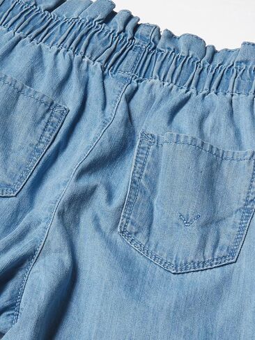 جينز HUDSON للفتيات، بنطال جينز مطاطي مع حزام خصر مطاطي، خصر مرتفع in Kuwait