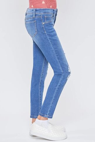 YMI Girls Mid-Rise Basic 1-Button Skinny Jean in Saudi Arabia
