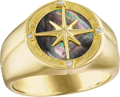 Bulova Men's Jewelry Marine Star 14K Gold Plated Sterling in Saudi Arabia