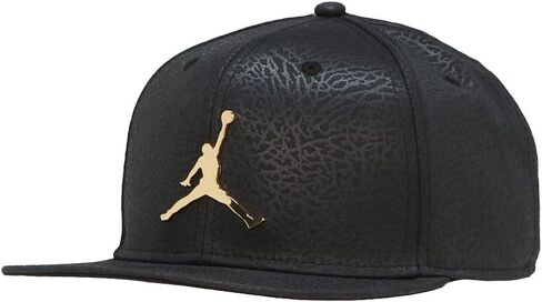 Jordan Big Boys Elephant Print Elite Snapback Hat (as1, Age, 8_Years, 18_Years, Big Boys, Black(9A1623-K5X)/G, 8-20) in Saudi Arabia