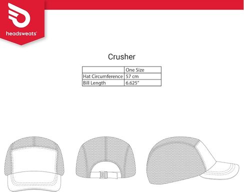 Headsweats Standard Crusher (Sport Silver), One Size in Saudi Arabia