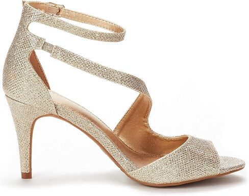 صنادل DREAM PAIRS النسائية ذات الكعب العالي من NILE Fashion ذات الكعب العالي المفتوحة عند الأصابع in Kuwait