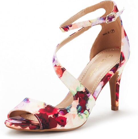 صنادل DREAM PAIRS النسائية ذات الكعب العالي من NILE Fashion ذات الكعب العالي المفتوحة عند الأصابع in Kuwait