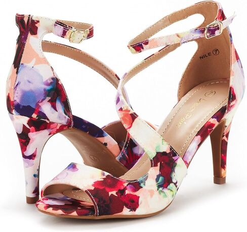 صنادل DREAM PAIRS النسائية ذات الكعب العالي من NILE Fashion ذات الكعب العالي المفتوحة عند الأصابع in Kuwait