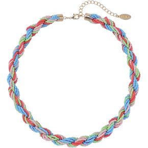 Bocar Fashion Seed Beads Statement Collar Necklace for Women (NK-10408) in Saudi Arabia