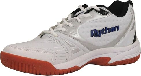 Python Deluxe Indoor Court Shoes (Racquetball, Squash, Badminton, Indoor Pickleball, Volleyball) (Low & Mid) (Black & White Colors) (Non-Slip) (Non-Marking) in Kuwait