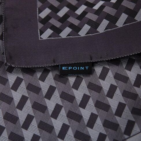 EPOINT مناديل الأزهار الكلاسيكية هانكي المنسوجة الحرير بيزلي الأسود in Kuwait