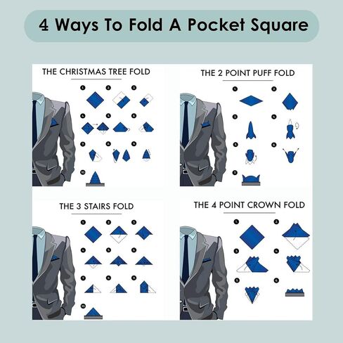 Mantieqingway Mens Pocket Squares 11.81'' Polyester Silk Stain Handkerchiefs Solid Hanky for Assorted Suits,Wedding Party in Saudi Arabia