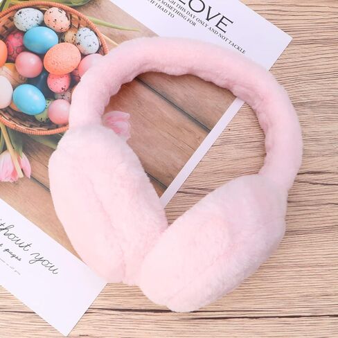 أغطية أذن FOMIYES لفصل الشتاء، أغطية أذن ناعمة، أغطية أذن شتوية قابلة للتعديل وقابلة للطي خلف الرأس لتشغيل ركوب الدراجات in Kuwait