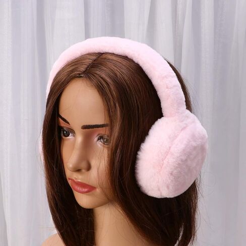 أغطية أذن FOMIYES لفصل الشتاء، أغطية أذن ناعمة، أغطية أذن شتوية قابلة للتعديل وقابلة للطي خلف الرأس لتشغيل ركوب الدراجات in Kuwait