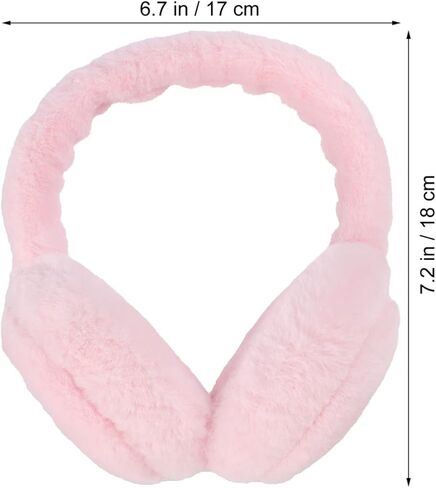 أغطية أذن FOMIYES لفصل الشتاء، أغطية أذن ناعمة، أغطية أذن شتوية قابلة للتعديل وقابلة للطي خلف الرأس لتشغيل ركوب الدراجات in Kuwait