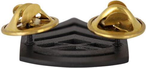 Marine Corps (USMC) chevron black Scratch Resistant GYSGT Gunnery Sergeant E7 in Saudi Arabia