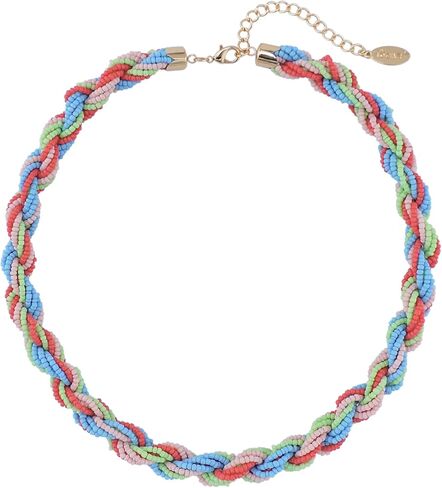 Bocar Fashion Seed Beads Statement Collar Necklace for Women (NK-10408) in Saudi Arabia