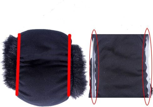 أصفاد المعصم من الفرو الصناعي من LDFWAY لتدفئة الساق والذراع وأساور للأحذية الشتوية الدافئة للنساء in Kuwait