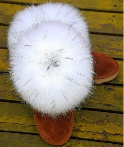 أصفاد المعصم من الفرو الصناعي من LDFWAY لتدفئة الساق والذراع وأساور للأحذية الشتوية الدافئة للنساء in Kuwait