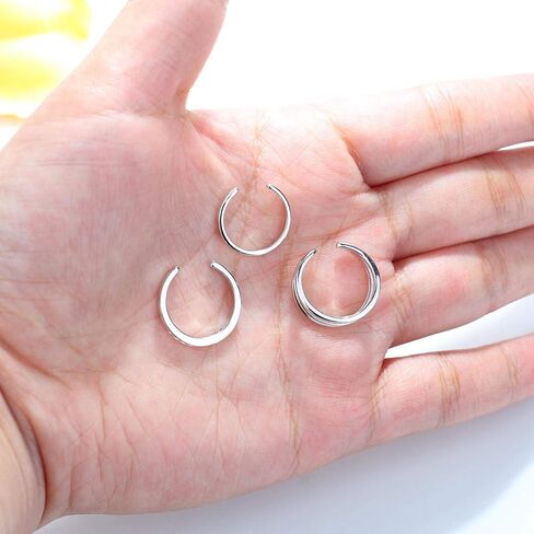 Sllaiss 3PCS 925 الفضة الاسترليني خواتم اصبع القدم للنساء الذهب الأبيض مطلي رقيقة خواتم المفصل الخنصر قابل للتعديل مفتوحة مكعب زركونيا اصبع القدم خواتم مجموعة مجوهرات القدم in Kuwait