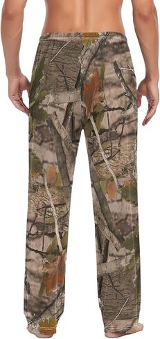 Ollabaky Men's Pajama Pants Pjs Bottoms with Pockets Sleep Lounge Pants for Men in Kuwait