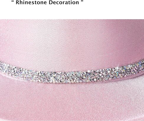 Lisianthus Glitter Cowboy Hat for Women and Men Party Disco Cowgirl Hat in Saudi Arabia
