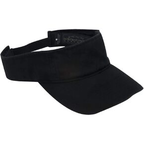 Dorfman Hat Co. Men's Garment Washed Twill Visor in Saudi Arabia