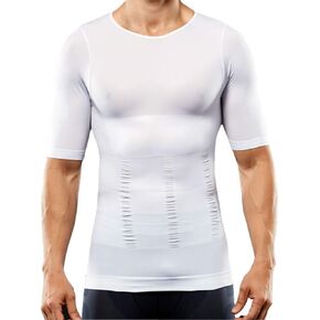 BAISHIAN Men's Seamless Slimming Body Shaper Vest Abdomen Slim Shirt Compression Tank Shaperwear