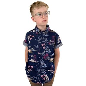 Star Wars Boys Button Down Shirt, Navy in Saudi Arabia