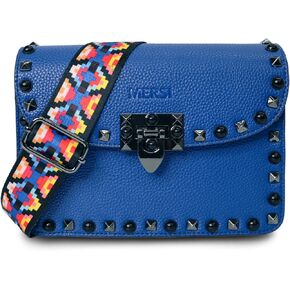 محفظة MERSI Ruby Crossbody - محفظة جلدية نباتية رائعة مع تفاصيل مرصعة مذهلة - تتضمن حزامين للكتف in Kuwait