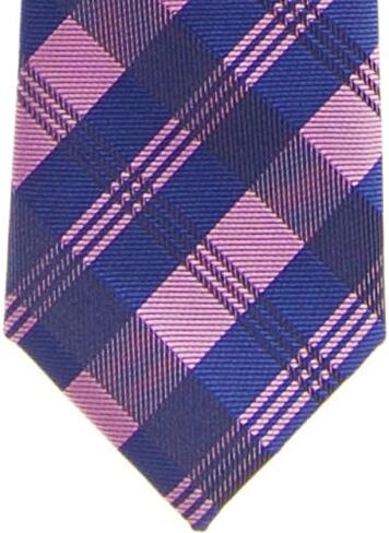 Retreez Tartan Plaid Patterns Woven Microfiber Pre-tied Boy's Tie in Saudi Arabia