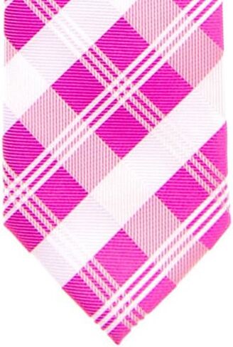 Retreez Tartan Plaid Patterns Woven Microfiber Pre-tied Boy's Tie in Saudi Arabia