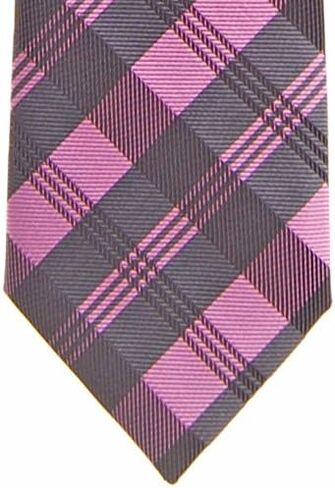 Retreez Tartan Plaid Patterns Woven Microfiber Pre-tied Boy's Tie in Saudi Arabia