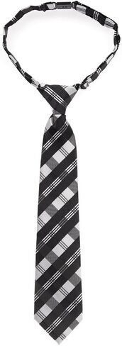 Retreez Tartan Plaid Patterns Woven Microfiber Pre-tied Boy's Tie in Saudi Arabia