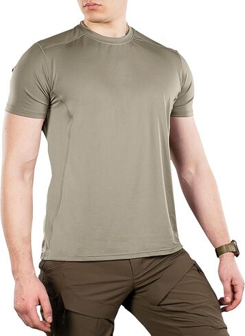 M-Tac Tactical Short Sleeve T-Shirt - Army Military Ultra Vent Men's Athletic Workout Gym Training T Shirt in Saudi Arabia