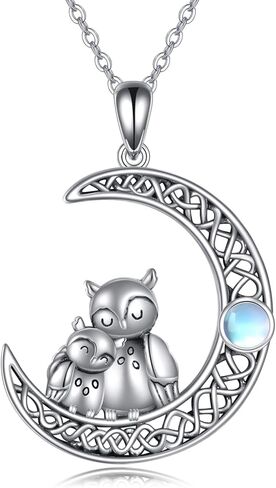 AXELUNA Father/Mother and Daughter/Son Animals Necklace Sterling Silver in Kuwait