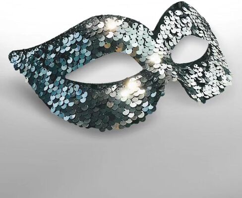 ARK Survivor Unisex Sequin Mardi Gras Mask For Carnival Halloween Club Rave Mask in Saudi Arabia