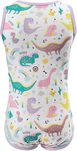 CutiePlusU Cotton Button Crotch Bodysuits Adult Romper Sleeveless Onesie for Men Print in Saudi Arabia