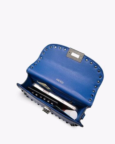 محفظة MERSI Ruby Crossbody - محفظة جلدية نباتية رائعة مع تفاصيل مرصعة مذهلة - تتضمن حزامين للكتف in Kuwait