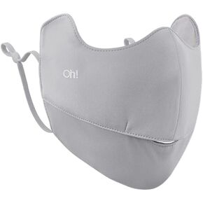 غطاء وجه مضاد للأشعة فوق البنفسجية من OHRAIN UPF50+ مع Canthus واقي وقابل للتنفس ومفتوح وقابل للغسل وقابل لإعادة الاستخدام SLN3M308 in Kuwait