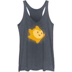 Disney Wish Star Women's Racerback Tank Top, Navy Heather in Kuwait