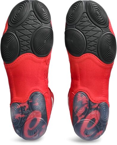ASICS Men's Split Elite Wrestling Shoes, 5.5, Classic RED/Black in Saudi Arabia